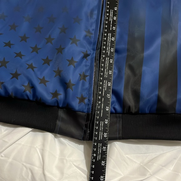 U.S. Navy Veteran Blue Bomber Jacket Size 2XL - Picture 12 of 12